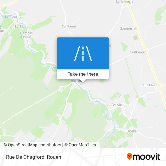 Rue De Chagford map