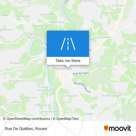 Rue De Québec map