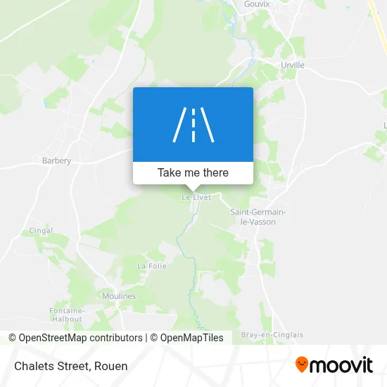 Rue Des Chalets map