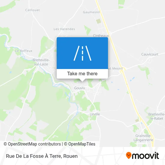 Rue De La Fosse À Terre map