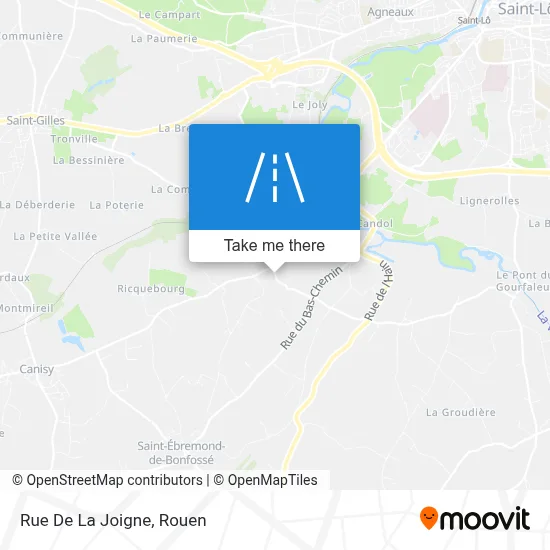Rue De La Joigne map