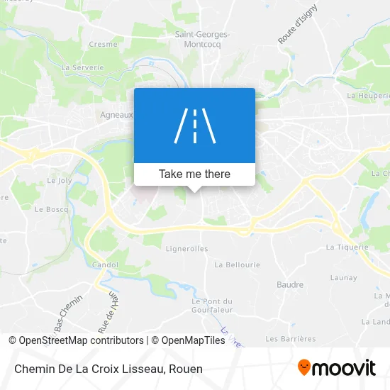 Chemin De La Croix Lisseau map