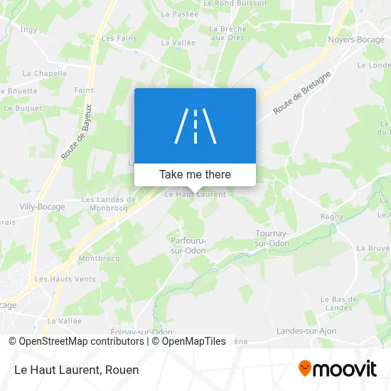 Le Haut Laurent map