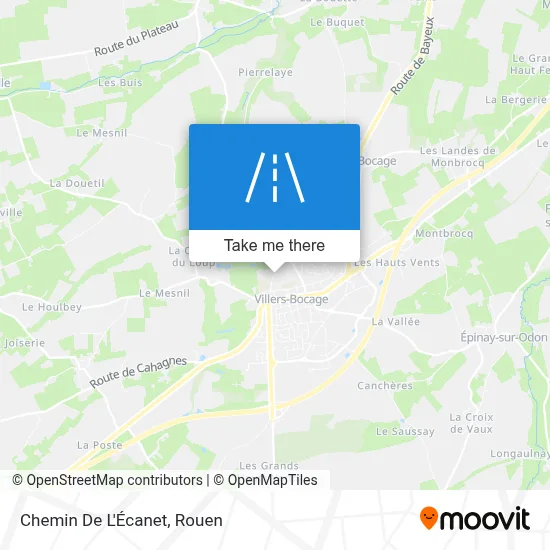 Chemin De L'Écanet map