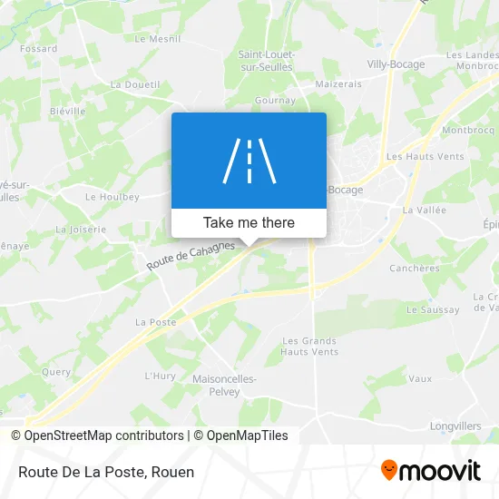 Route De La Poste map