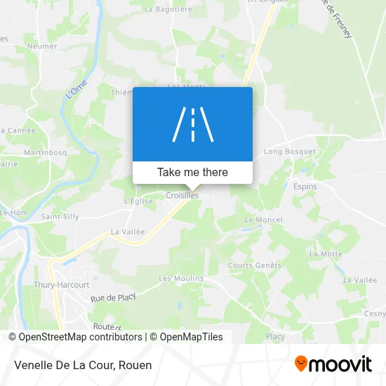Venelle De La Cour map
