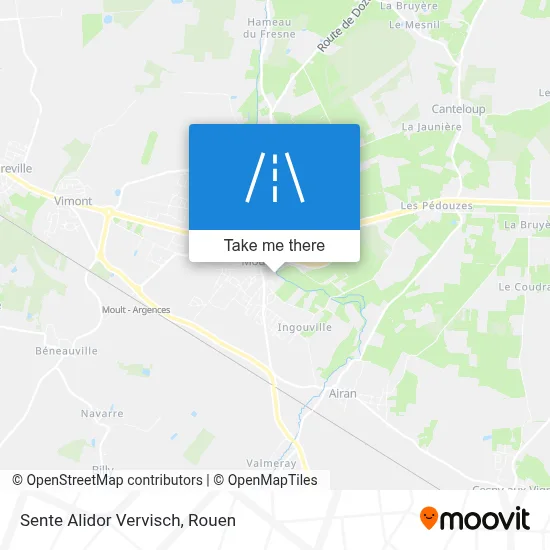 Sente Alidor Vervisch map
