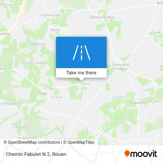 Chemin Fabulet N 2 map