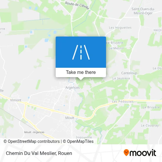 Chemin Du Val Meslier map
