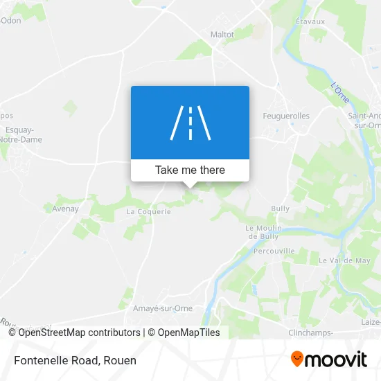 Chemin De La Fontenelle map
