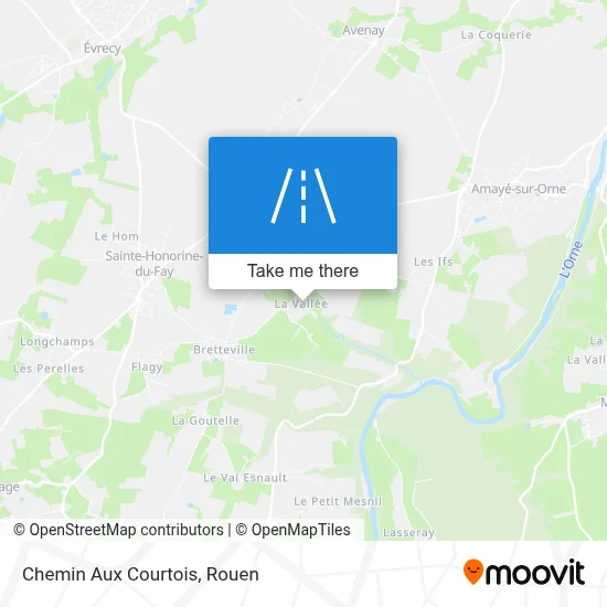 Chemin Aux Courtois map