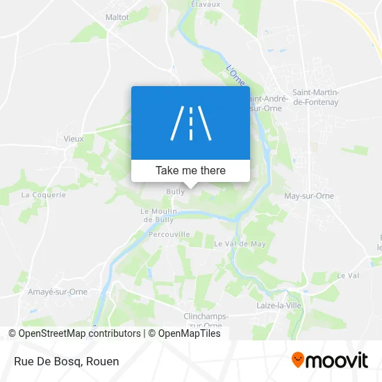 Rue De Bosq map