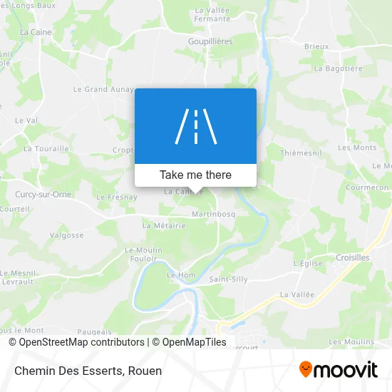 Chemin Des Esserts map