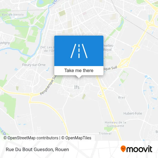 Rue Du Bout Guesdon map