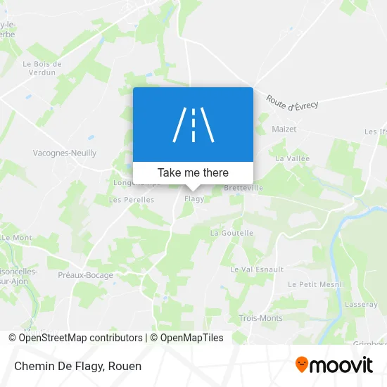 Chemin De Flagy map
