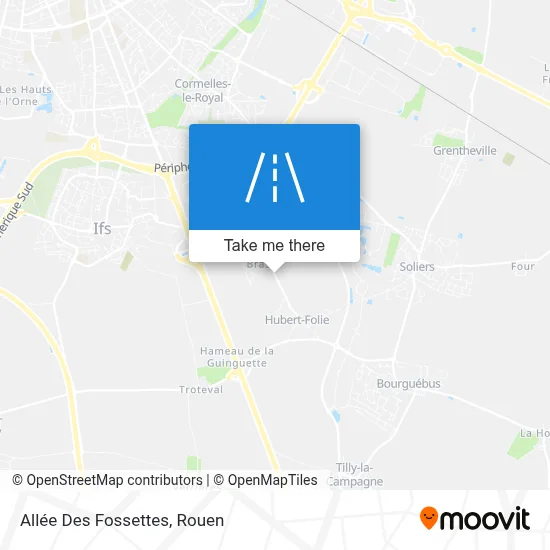 Allée Des Fossettes map