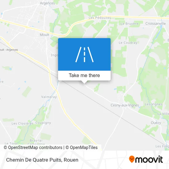 Chemin De Quatre Puits map