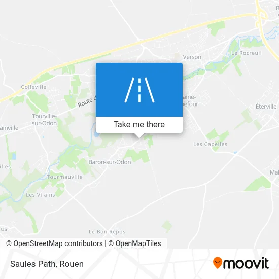 Chemin Des Saules map