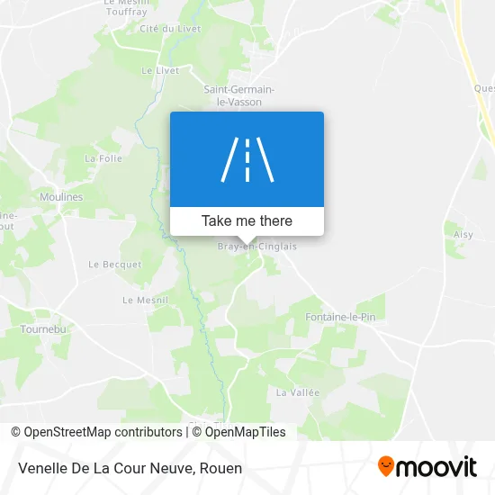 Venelle De La Cour Neuve map