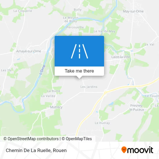 Chemin De La Ruelle map