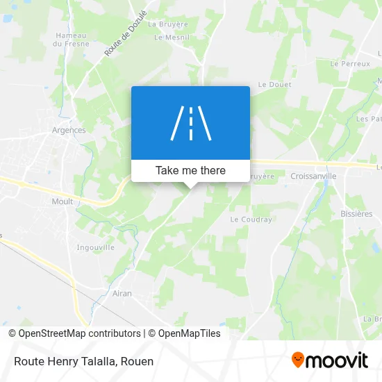 Route Henry Talalla map
