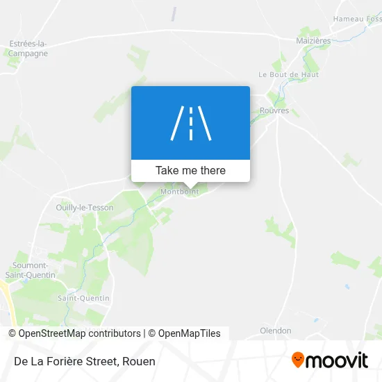 Rue De La Forière map