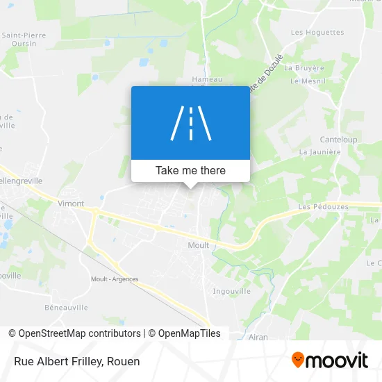 Rue Albert Frilley map