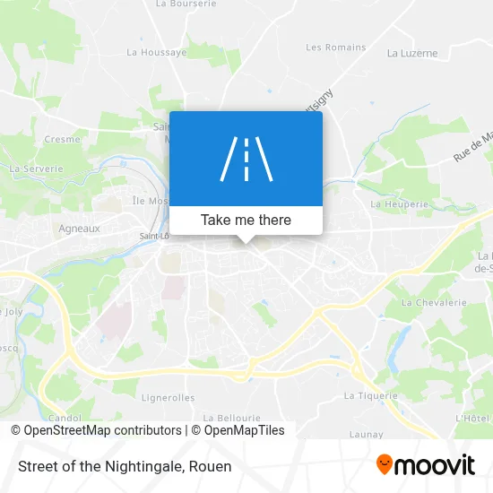 Mapa Rue Du Rossignol
