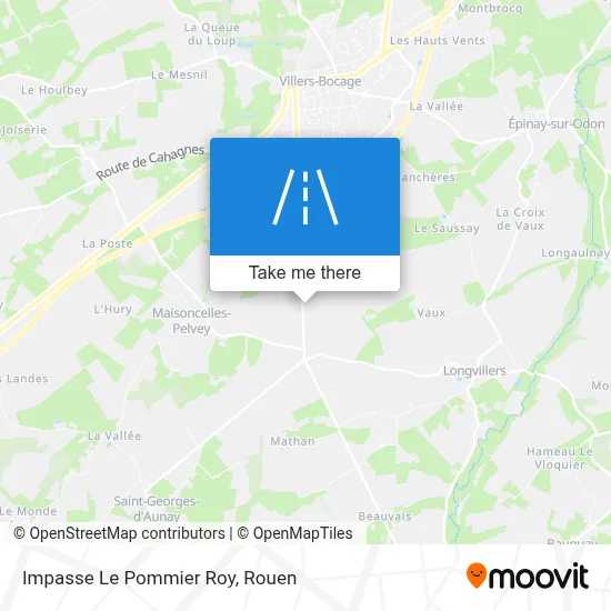 Impasse Le Pommier Roy map