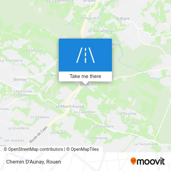 Chemin D'Aunay map