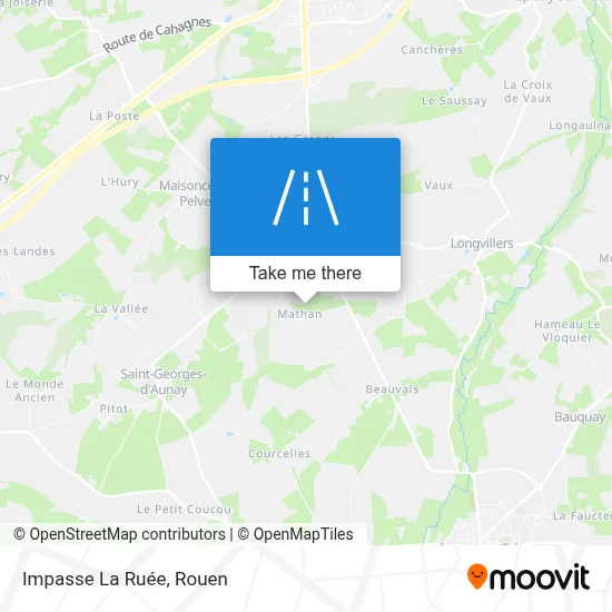 Impasse La Ruée map