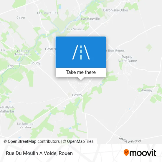 Rue Du Moulin A Voide map