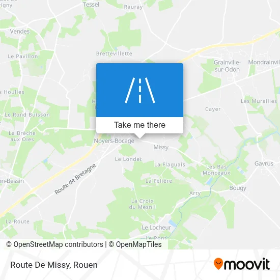 Route De Missy map