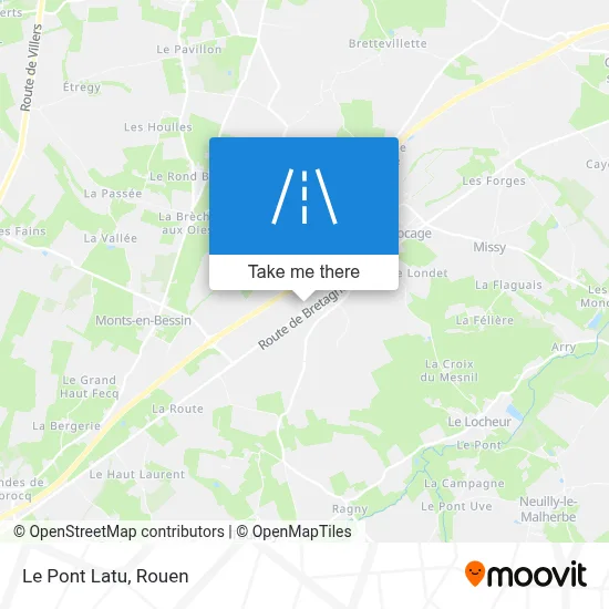 Le Pont Latu map