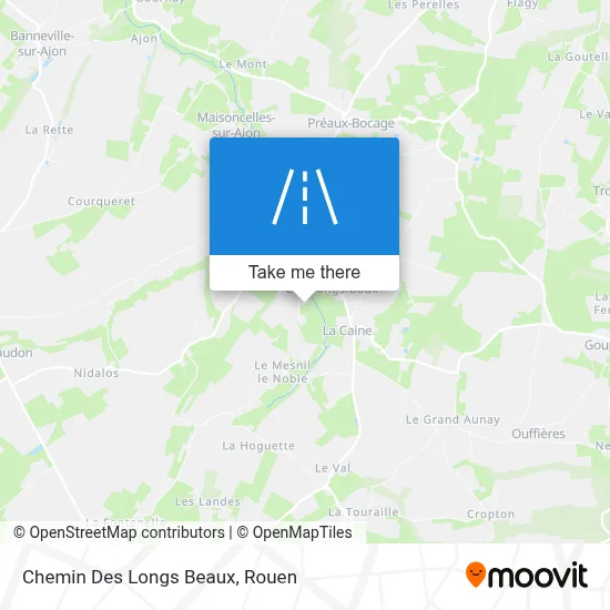 Chemin Des Longs Beaux map