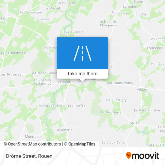 Rue De La Drôme map