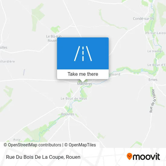 Rue Du Bois De La Coupe map