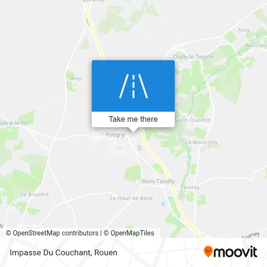 Impasse Du Couchant map