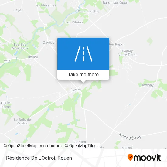 Résidence De L'Octroi map
