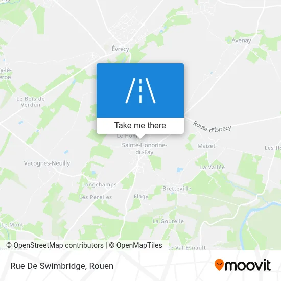 Rue De Swimbridge map