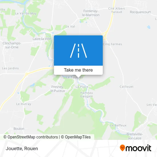 Jouette map