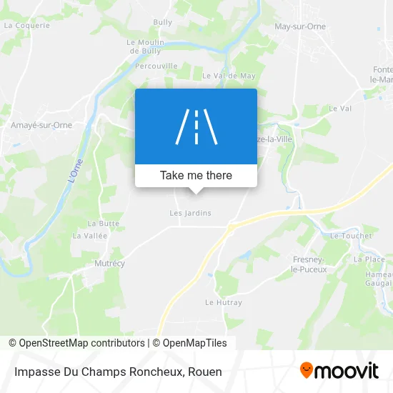 Impasse Du Champs Roncheux map