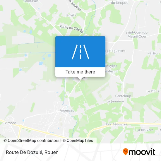 Route De Dozulé map