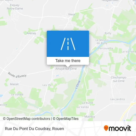 Rue Du Pont Du Coudray map