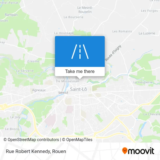 Rue Robert Kennedy map