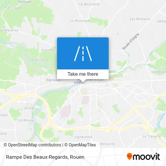 Rampe Des Beaux-Regards map