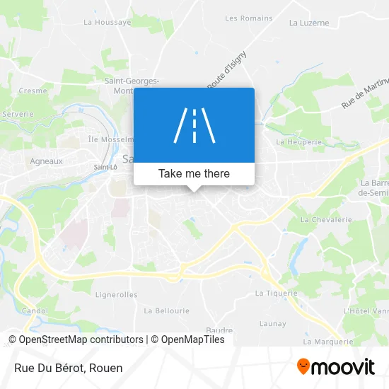 Rue Du Bérot map