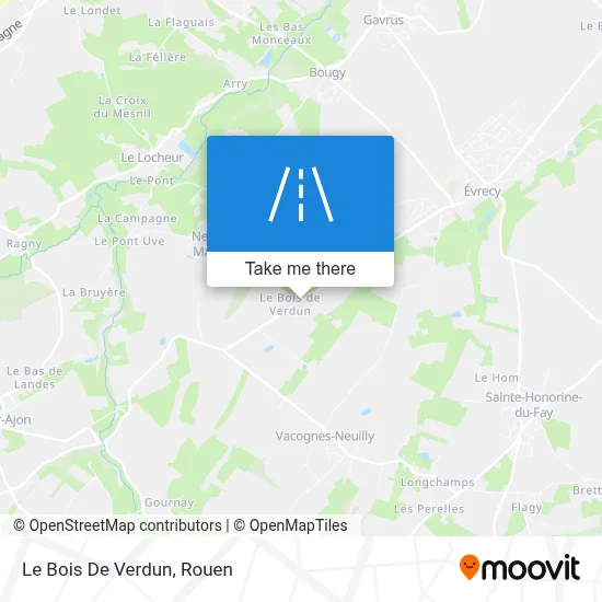 Le Bois De Verdun map
