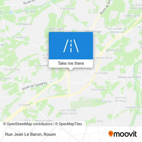 Rue Jean Le Baron map