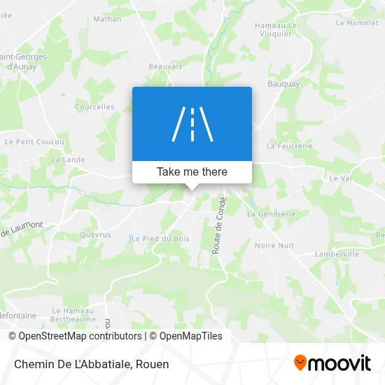 Chemin De L'Abbatiale map
